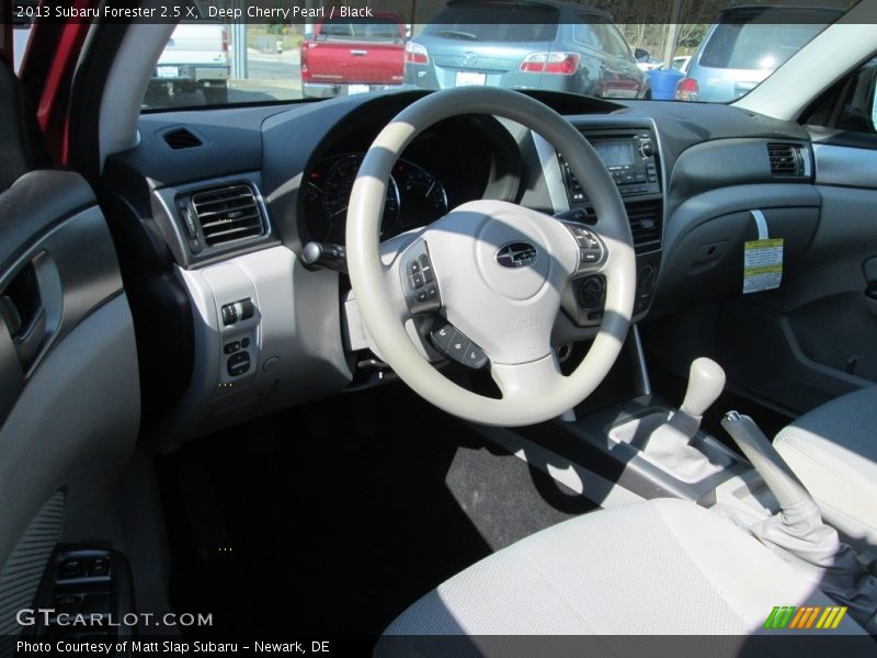 Deep Cherry Pearl / Black 2013 Subaru Forester 2.5 X