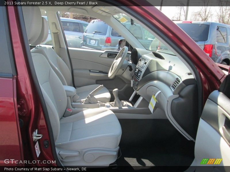 Deep Cherry Pearl / Black 2013 Subaru Forester 2.5 X