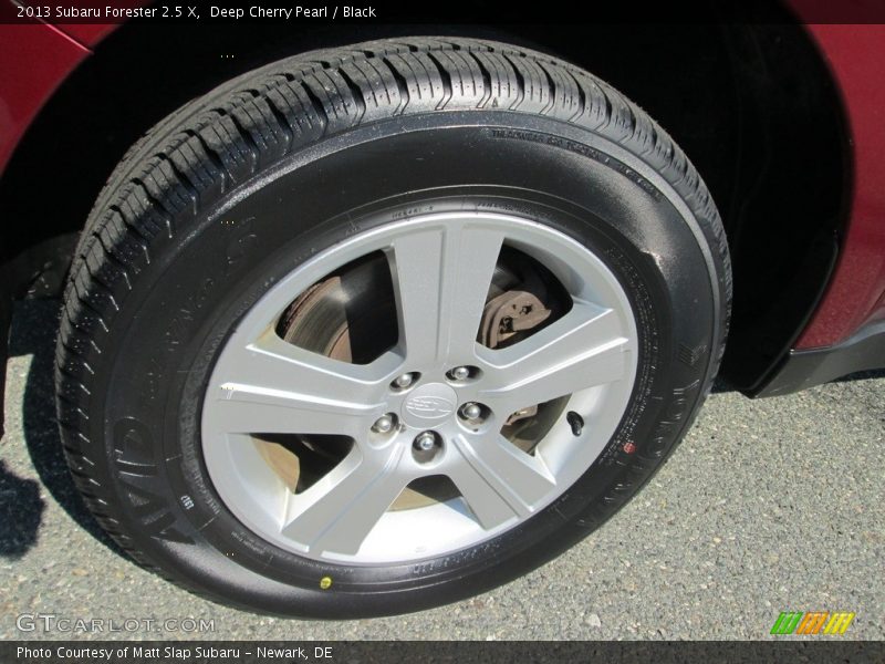 Deep Cherry Pearl / Black 2013 Subaru Forester 2.5 X