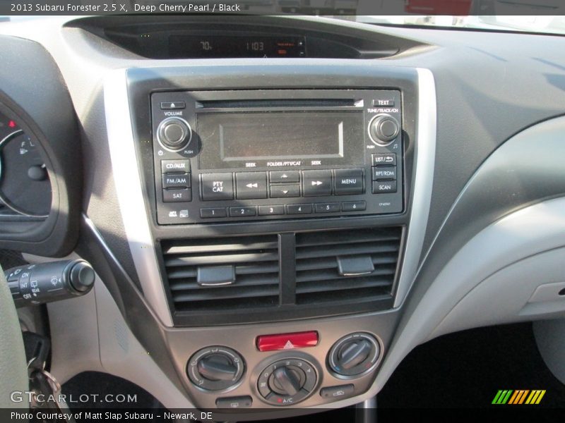 Deep Cherry Pearl / Black 2013 Subaru Forester 2.5 X