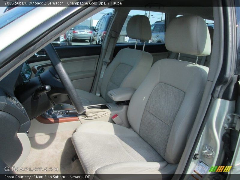 Champagne Gold Opal / Taupe 2005 Subaru Outback 2.5i Wagon