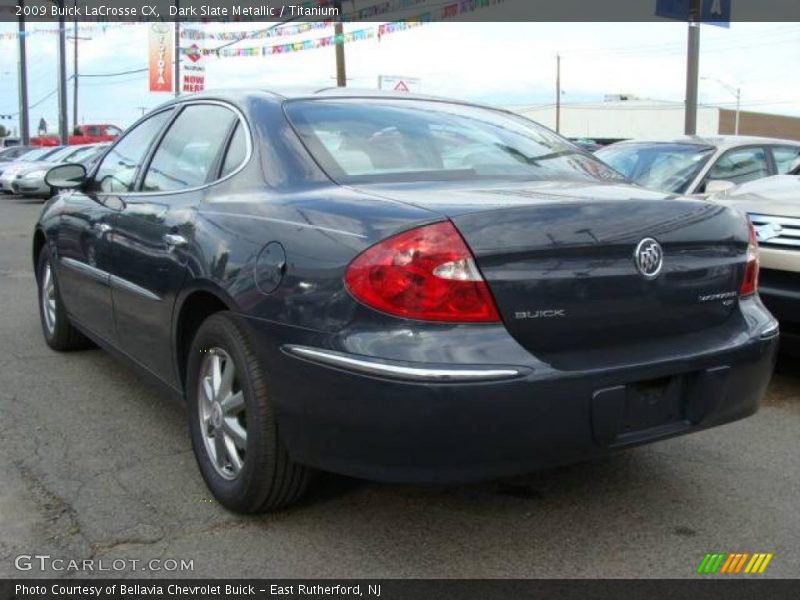 Dark Slate Metallic / Titanium 2009 Buick LaCrosse CX