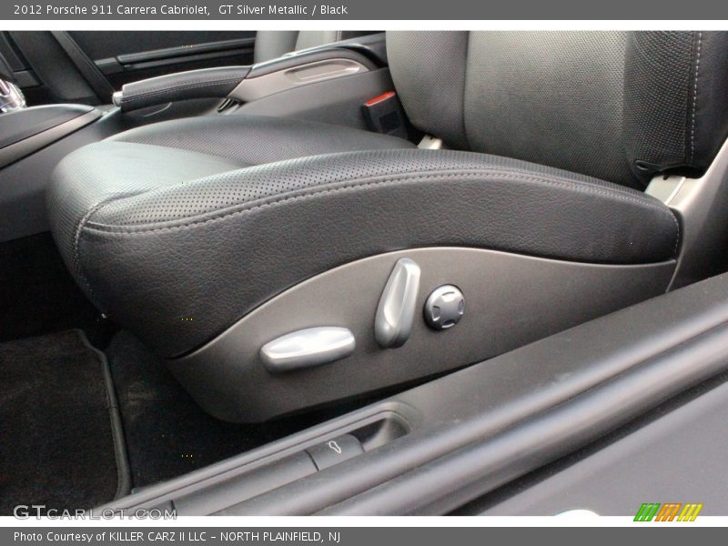 GT Silver Metallic / Black 2012 Porsche 911 Carrera Cabriolet