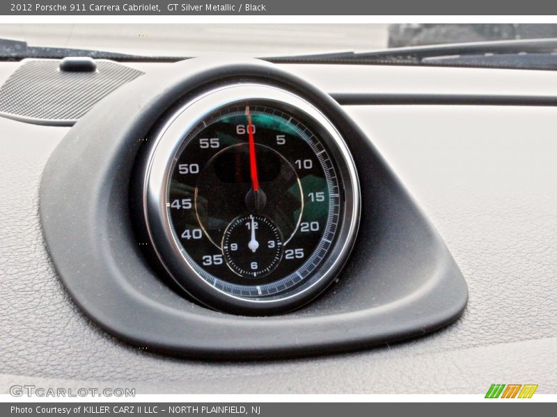 GT Silver Metallic / Black 2012 Porsche 911 Carrera Cabriolet
