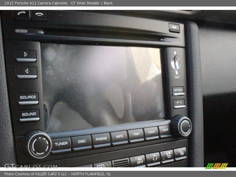 GT Silver Metallic / Black 2012 Porsche 911 Carrera Cabriolet