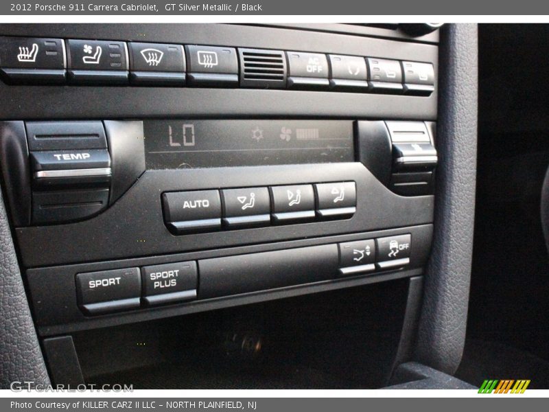 GT Silver Metallic / Black 2012 Porsche 911 Carrera Cabriolet