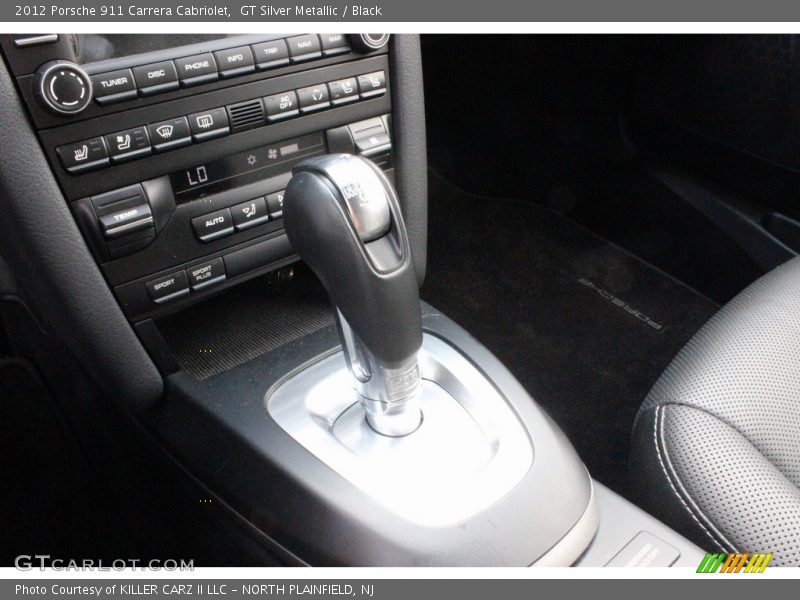 GT Silver Metallic / Black 2012 Porsche 911 Carrera Cabriolet