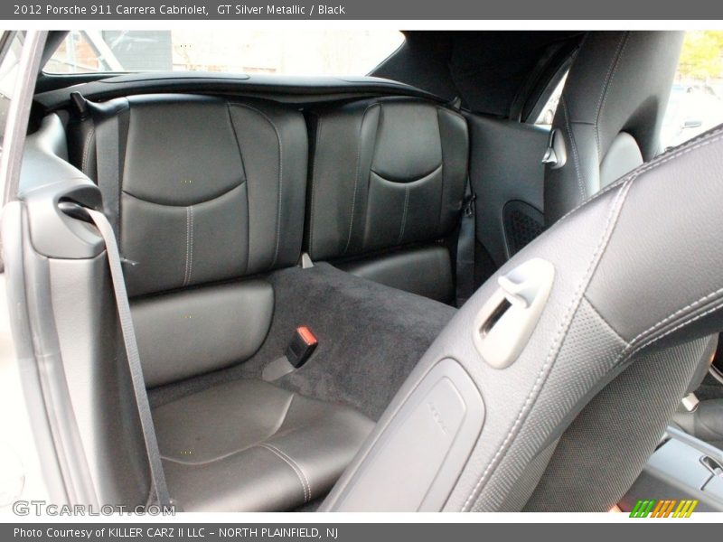 GT Silver Metallic / Black 2012 Porsche 911 Carrera Cabriolet