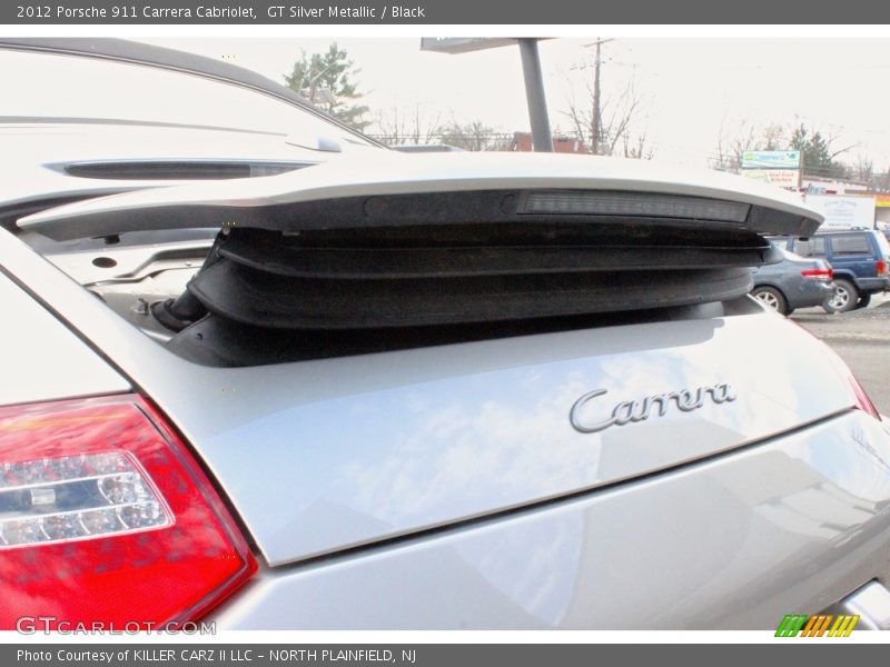 GT Silver Metallic / Black 2012 Porsche 911 Carrera Cabriolet