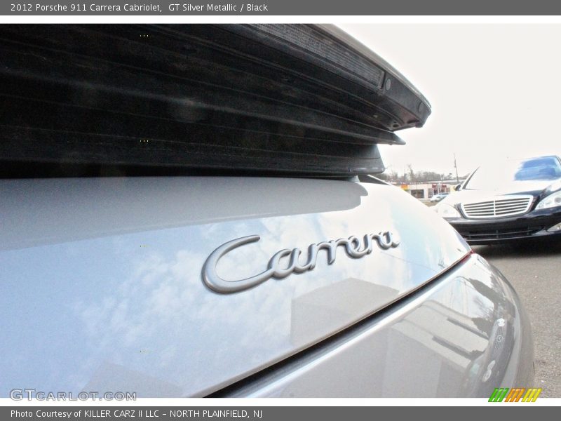 GT Silver Metallic / Black 2012 Porsche 911 Carrera Cabriolet