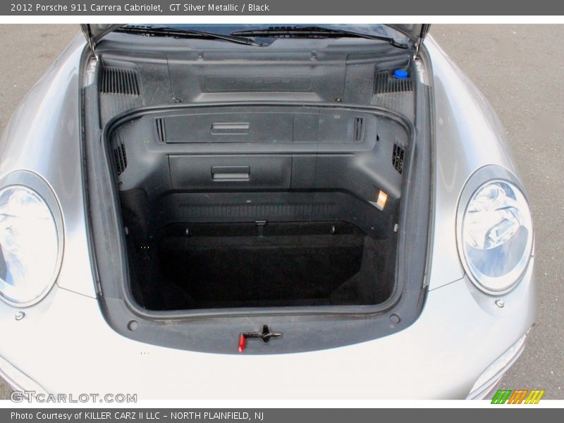 GT Silver Metallic / Black 2012 Porsche 911 Carrera Cabriolet