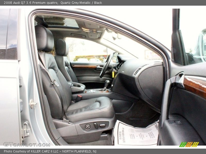 Quartz Grey Metallic / Black 2008 Audi Q7 3.6 Premium quattro