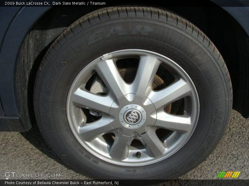 Dark Slate Metallic / Titanium 2009 Buick LaCrosse CX