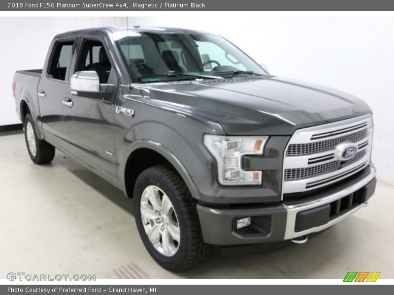 Magnetic / Platinum Black 2016 Ford F150 Platinum SuperCrew 4x4