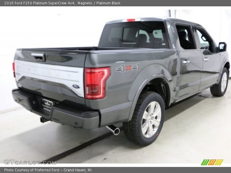 Magnetic / Platinum Black 2016 Ford F150 Platinum SuperCrew 4x4