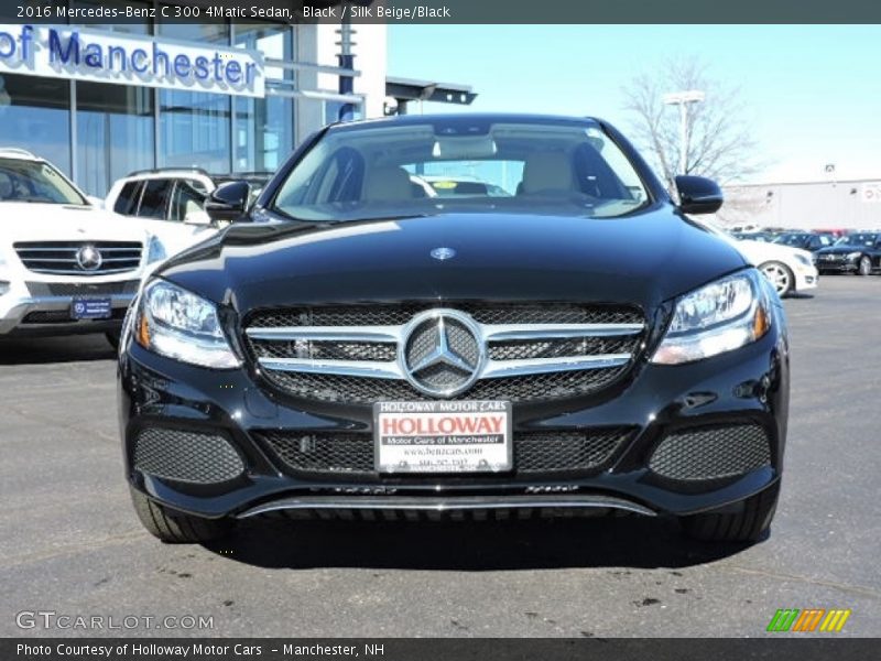 Black / Silk Beige/Black 2016 Mercedes-Benz C 300 4Matic Sedan