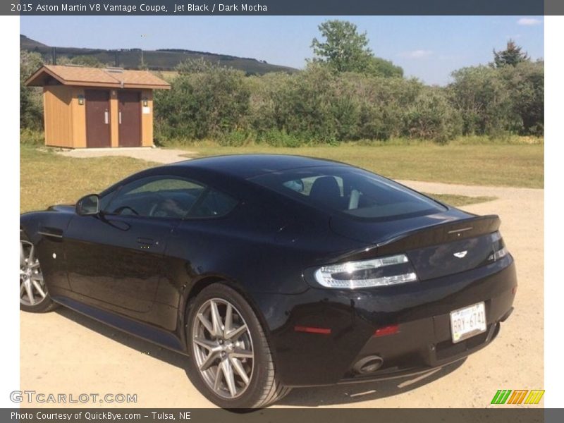 Jet Black / Dark Mocha 2015 Aston Martin V8 Vantage Coupe