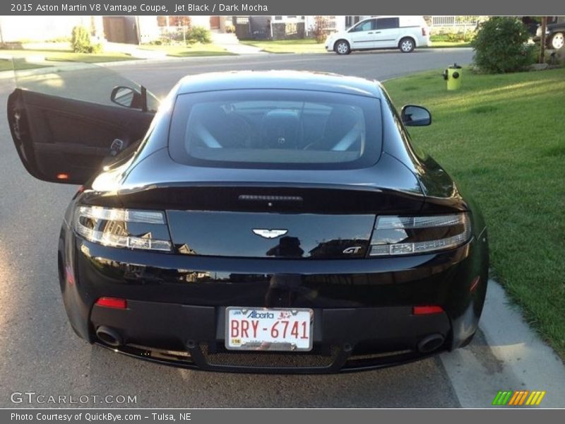 Jet Black / Dark Mocha 2015 Aston Martin V8 Vantage Coupe