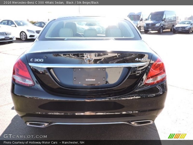 Black / Silk Beige/Black 2016 Mercedes-Benz C 300 4Matic Sedan
