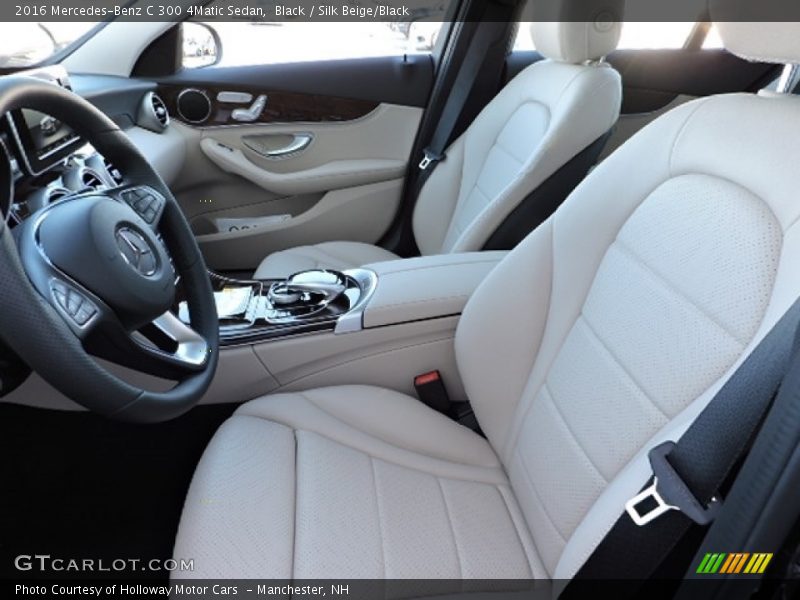 Black / Silk Beige/Black 2016 Mercedes-Benz C 300 4Matic Sedan
