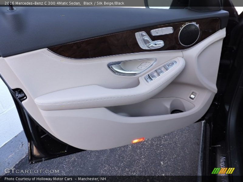 Black / Silk Beige/Black 2016 Mercedes-Benz C 300 4Matic Sedan