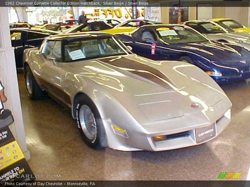 Silver Beige / Silver Beige 1982 Chevrolet Corvette Collector Edition Hatchback