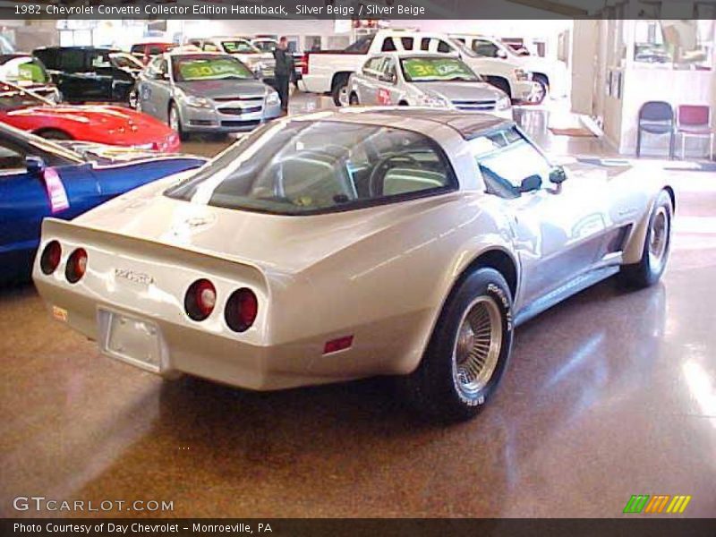  1982 Corvette Collector Edition Hatchback Silver Beige