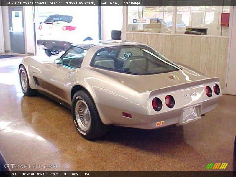  1982 Corvette Collector Edition Hatchback Silver Beige
