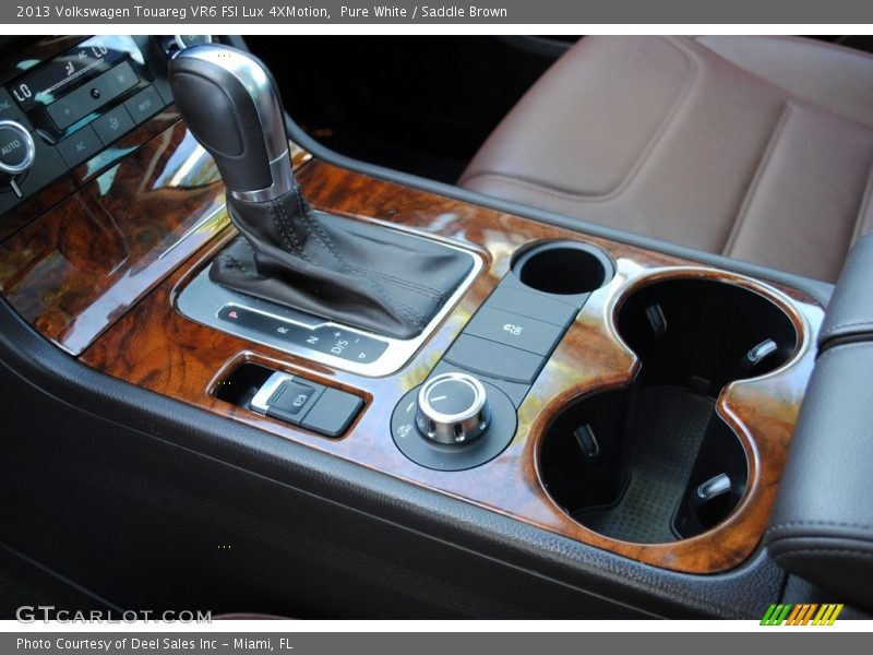 Pure White / Saddle Brown 2013 Volkswagen Touareg VR6 FSI Lux 4XMotion
