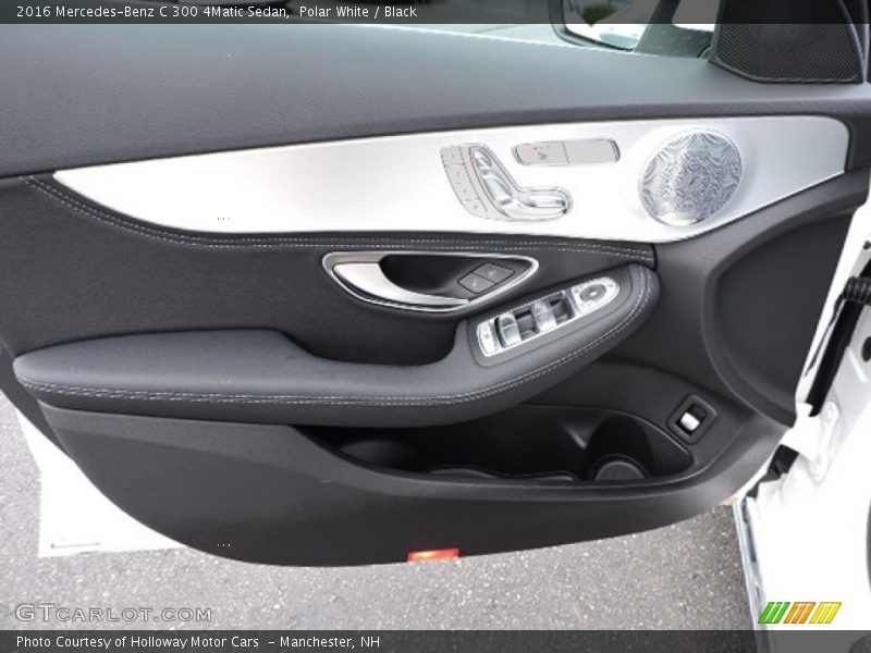 Polar White / Black 2016 Mercedes-Benz C 300 4Matic Sedan