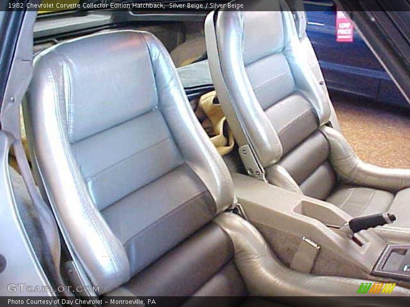Front Seat of 1982 Corvette Collector Edition Hatchback