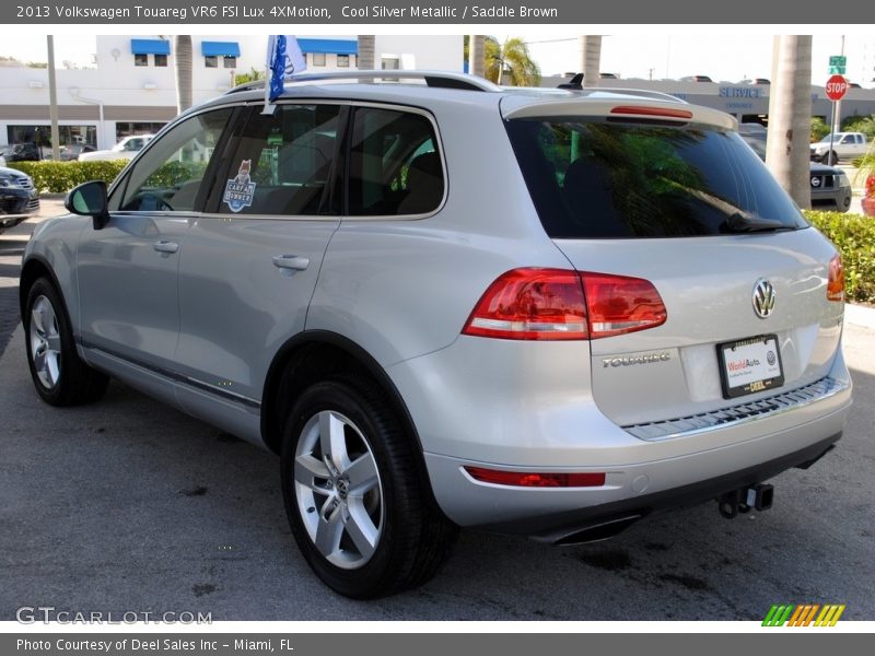 Cool Silver Metallic / Saddle Brown 2013 Volkswagen Touareg VR6 FSI Lux 4XMotion
