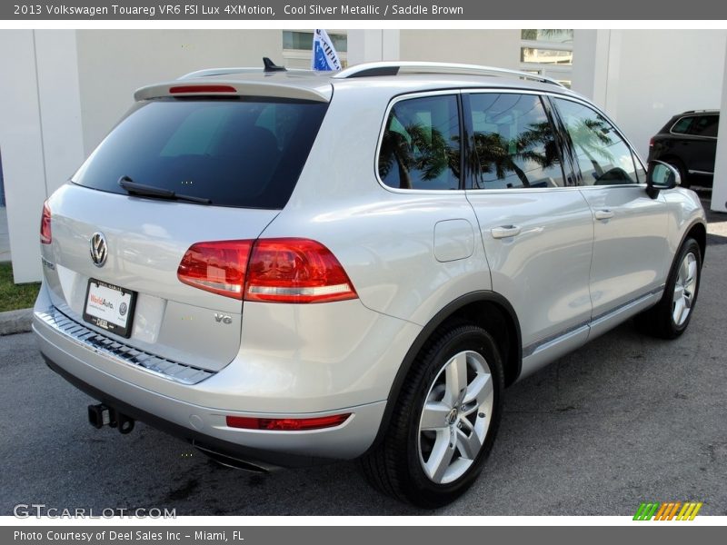 Cool Silver Metallic / Saddle Brown 2013 Volkswagen Touareg VR6 FSI Lux 4XMotion