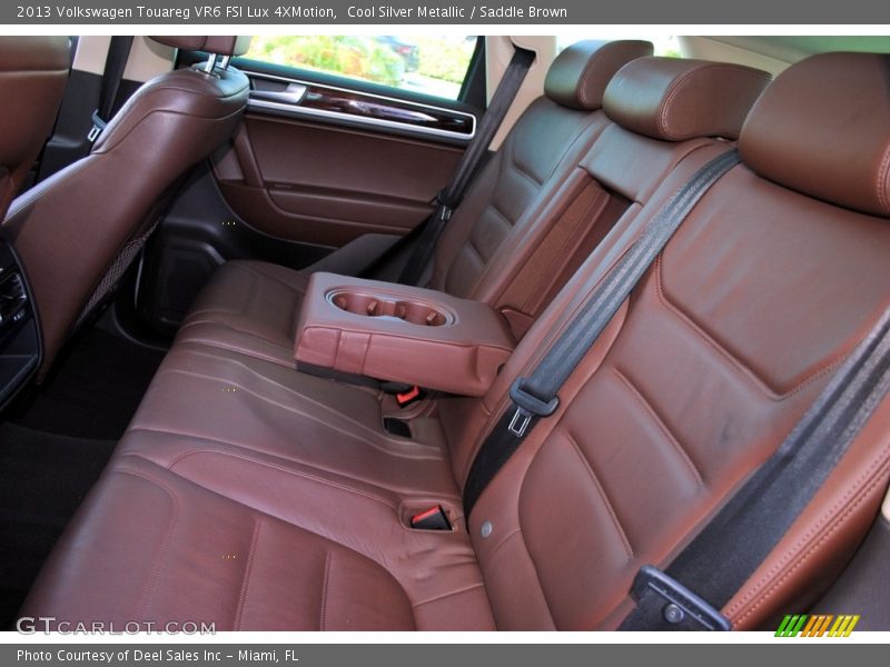 Cool Silver Metallic / Saddle Brown 2013 Volkswagen Touareg VR6 FSI Lux 4XMotion