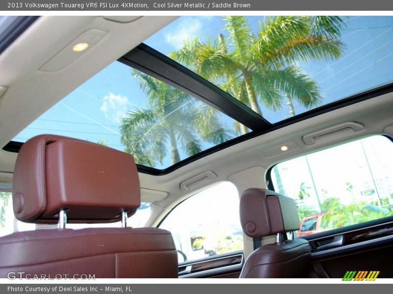 Cool Silver Metallic / Saddle Brown 2013 Volkswagen Touareg VR6 FSI Lux 4XMotion