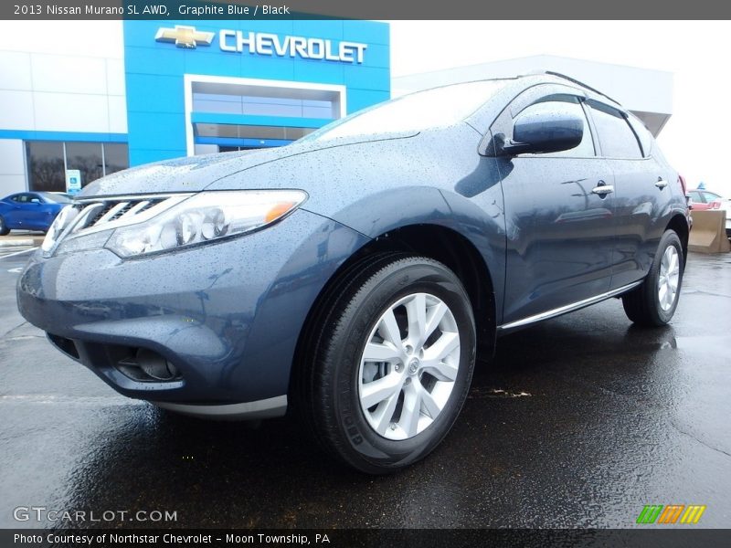 Graphite Blue / Black 2013 Nissan Murano SL AWD