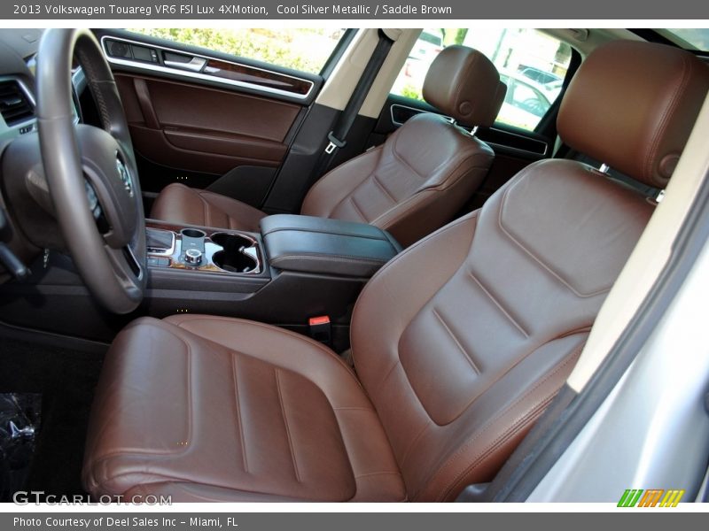 Cool Silver Metallic / Saddle Brown 2013 Volkswagen Touareg VR6 FSI Lux 4XMotion