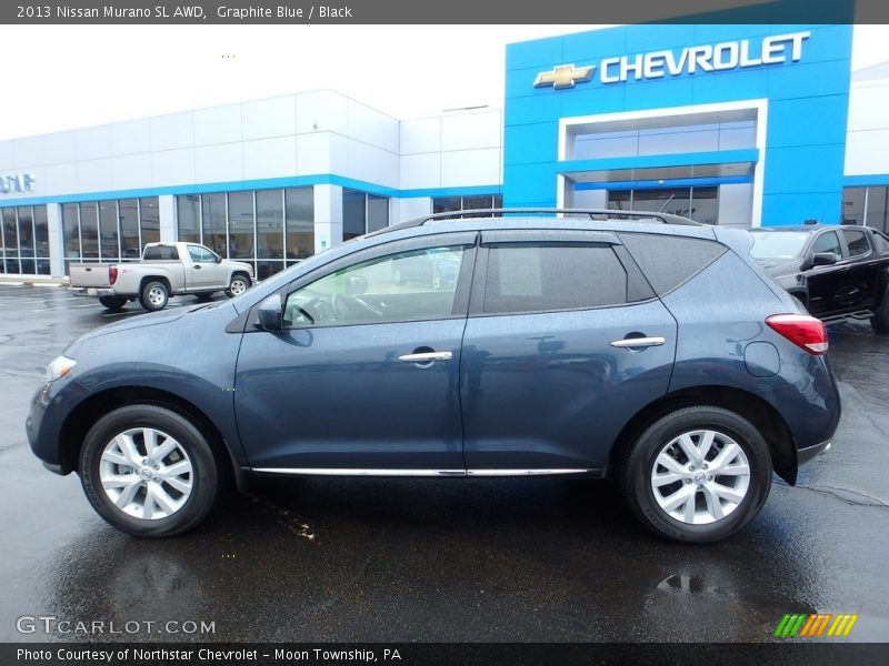 Graphite Blue / Black 2013 Nissan Murano SL AWD