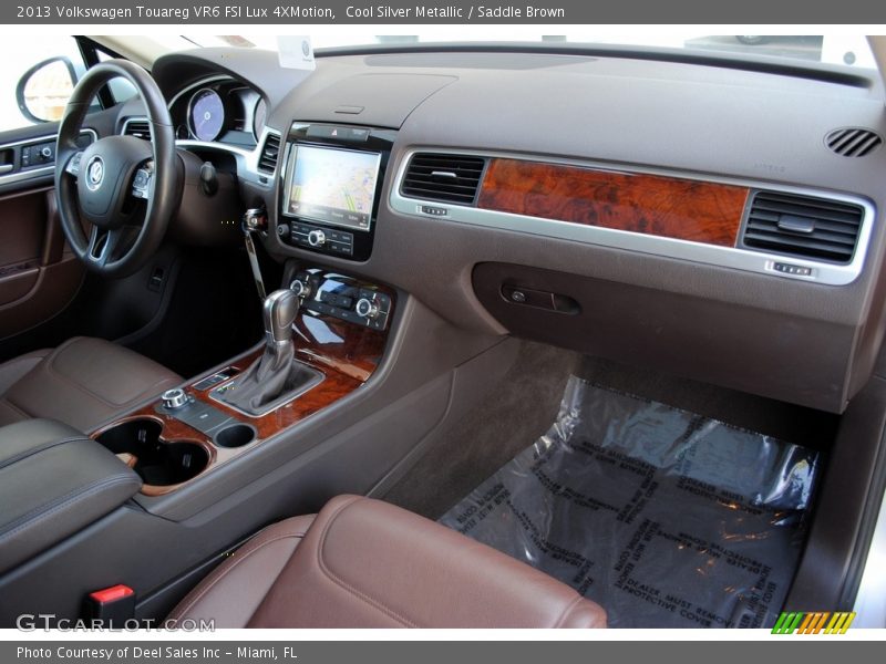 Cool Silver Metallic / Saddle Brown 2013 Volkswagen Touareg VR6 FSI Lux 4XMotion