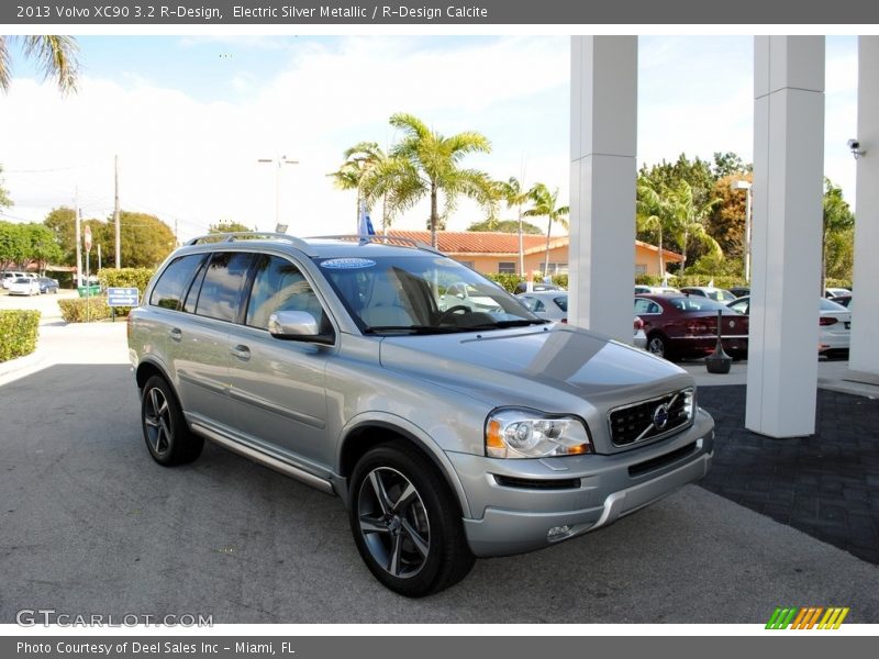 Electric Silver Metallic / R-Design Calcite 2013 Volvo XC90 3.2 R-Design