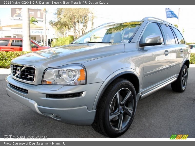 Electric Silver Metallic / R-Design Calcite 2013 Volvo XC90 3.2 R-Design