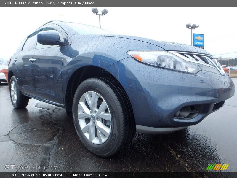 Graphite Blue / Black 2013 Nissan Murano SL AWD