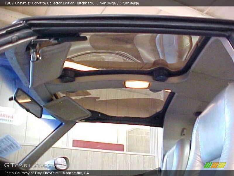 Sunroof of 1982 Corvette Collector Edition Hatchback