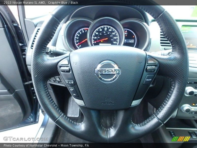 Graphite Blue / Black 2013 Nissan Murano SL AWD