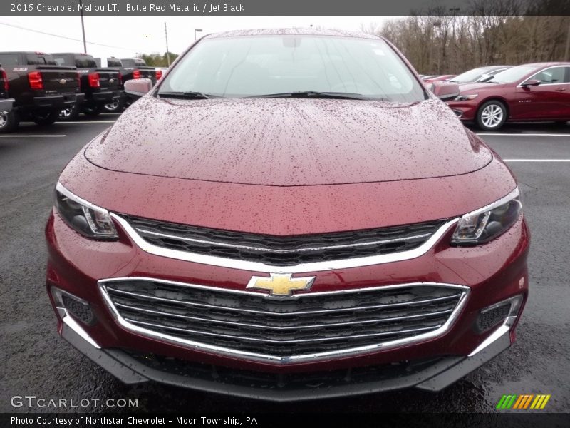 Butte Red Metallic / Jet Black 2016 Chevrolet Malibu LT