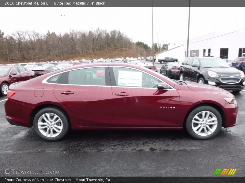 Butte Red Metallic / Jet Black 2016 Chevrolet Malibu LT