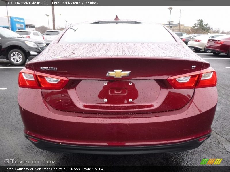 Butte Red Metallic / Jet Black 2016 Chevrolet Malibu LT