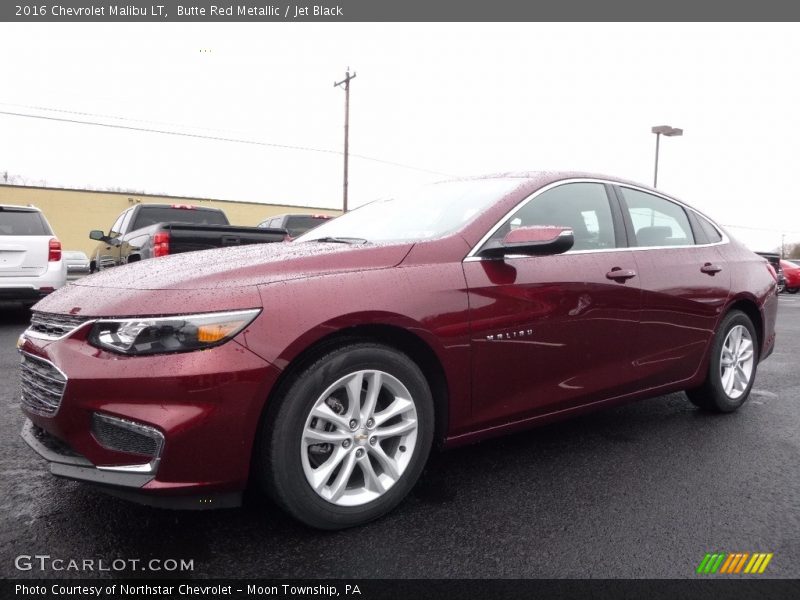 Butte Red Metallic / Jet Black 2016 Chevrolet Malibu LT