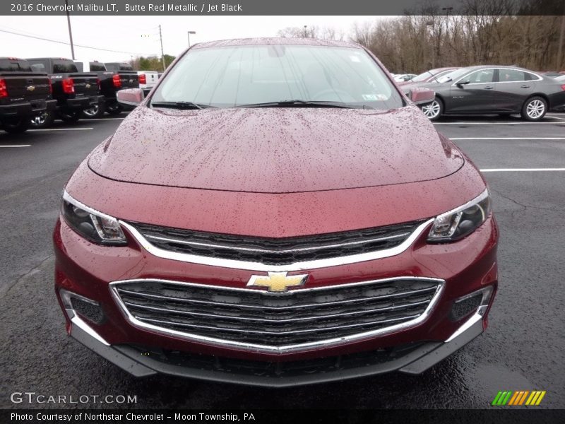 Butte Red Metallic / Jet Black 2016 Chevrolet Malibu LT