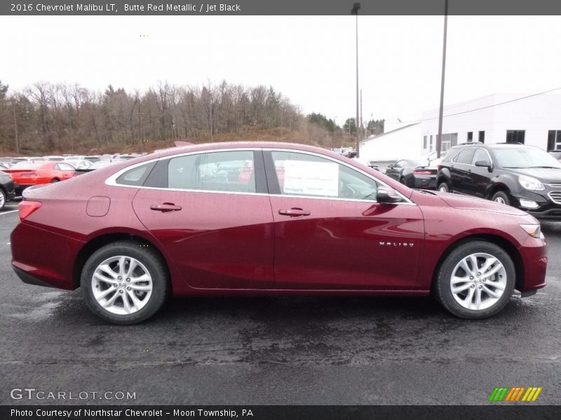 Butte Red Metallic / Jet Black 2016 Chevrolet Malibu LT